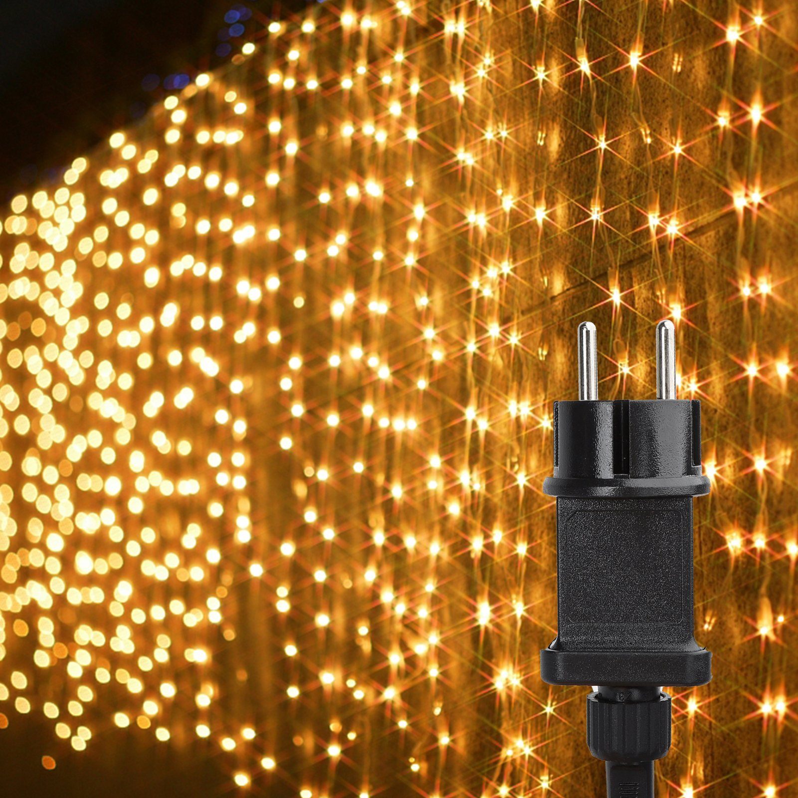 LED Universum LED-Lichterkette LED Lichterkette 24V 7,5W 10m warmweiß 500LEDs