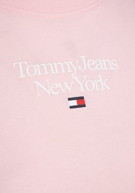Tommy Jeans Kurzarmshirt TJW BBY ESSENTIAL LOGO 1 SS mit Tommy Jeans Label-Druck auf Brusthöhe
