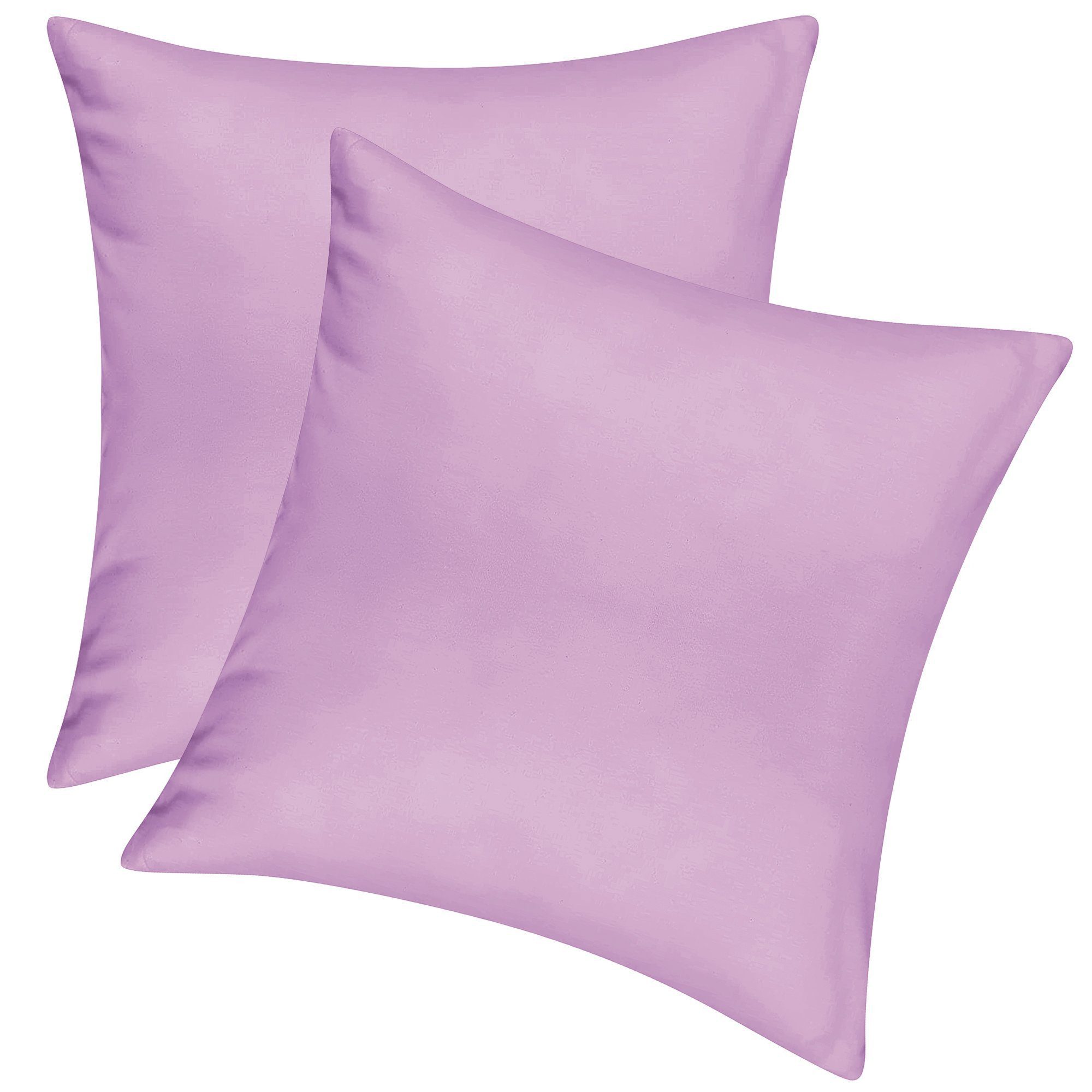 Pataya Kissenbezug 100% Baumwolle, weiche Kopfkissenbezug, Kissenhülle, Kissenbezüge, (2 Stück), Weich und Atmungsaktiv, Jersey, 140 g/m²