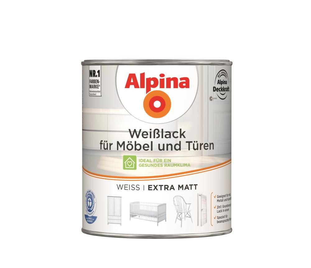 Alpina Weißlack für Möbel und Türen
