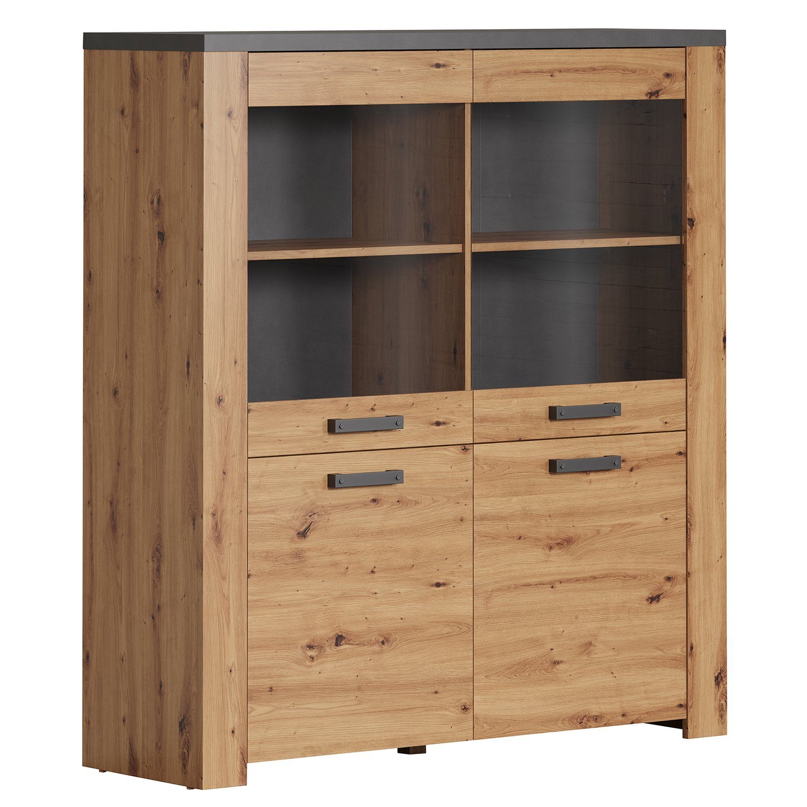 trendteam Highboard Follow, Schrank Vitrine Kommode günstig online kaufen