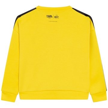 KARL LAGERFELD Sweatshirt Karl Lagerfeld cooles Sweatshirt Smiley gelb