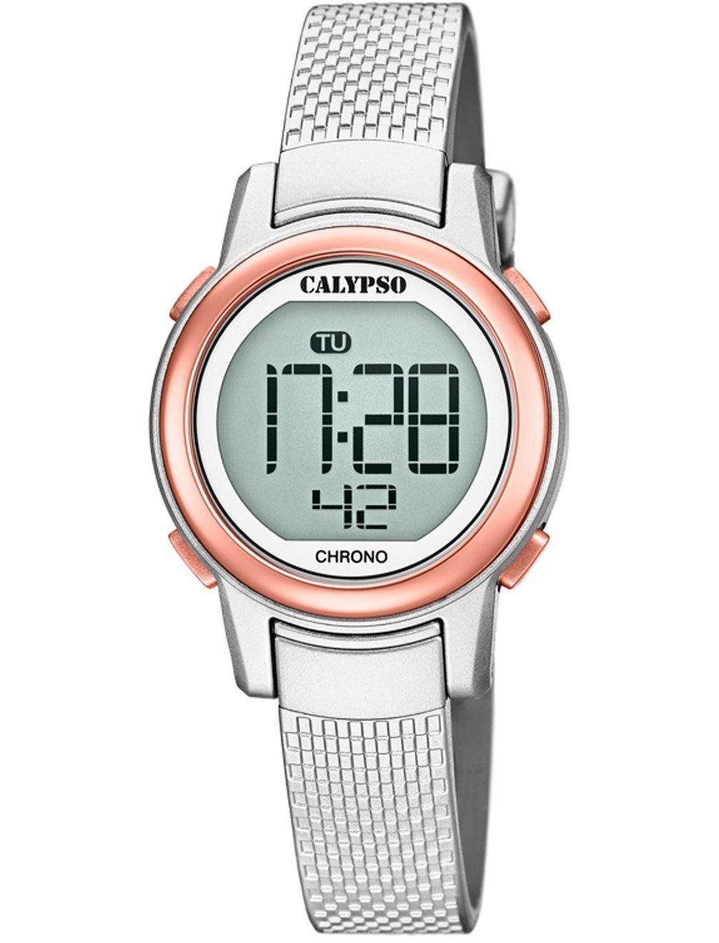 Calypso Quarzuhr Digital Crush Damenuhr K5736-2 günstig online kaufen