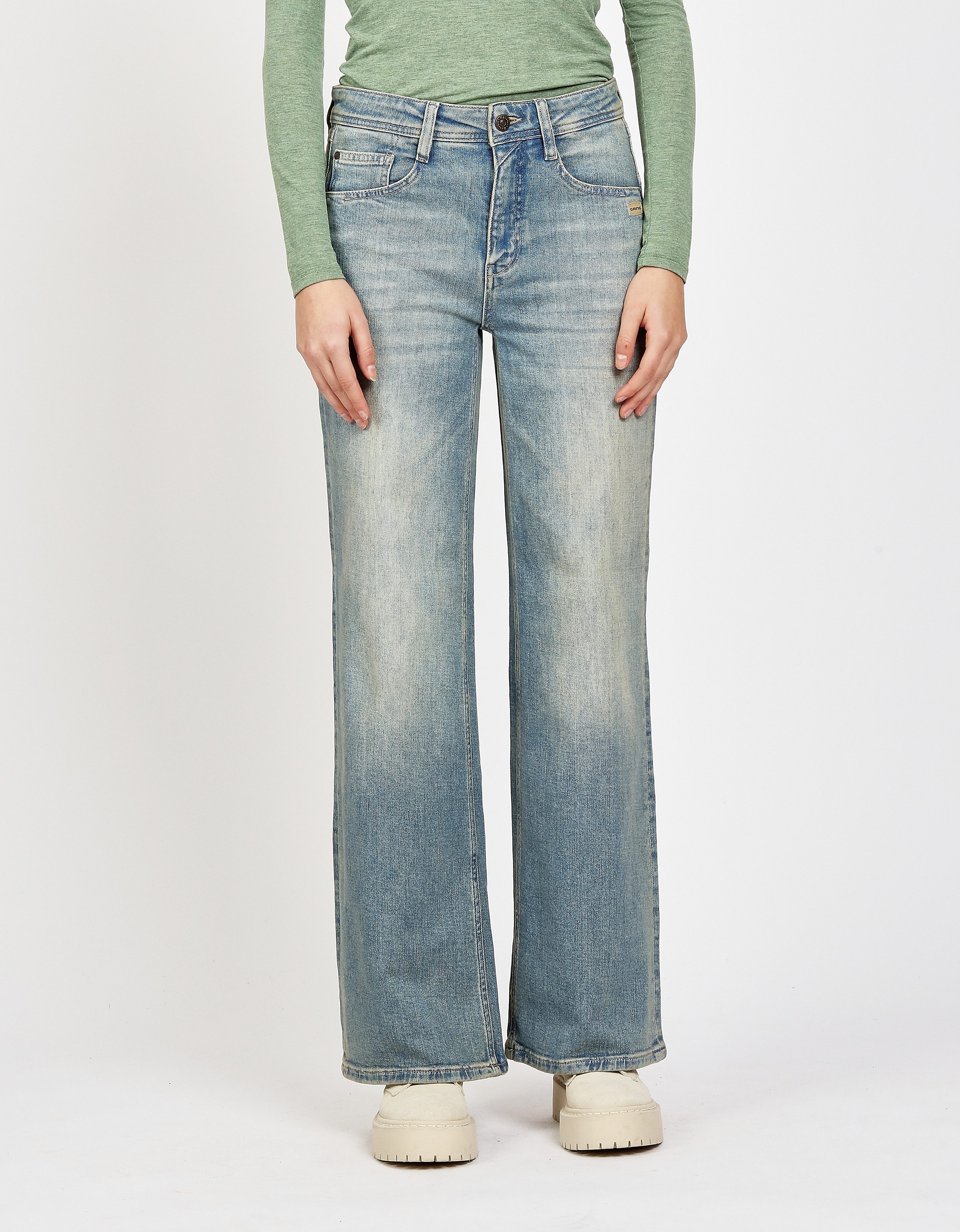 GANG Weite Jeans 94AMELIE WIDE günstig online kaufen