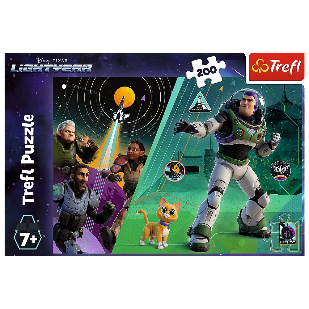 Disney Puzzle Disney Puzzle Adventures of Buzz Lightyear 200 Teile Weltraumabenteuer, Puzzleteile