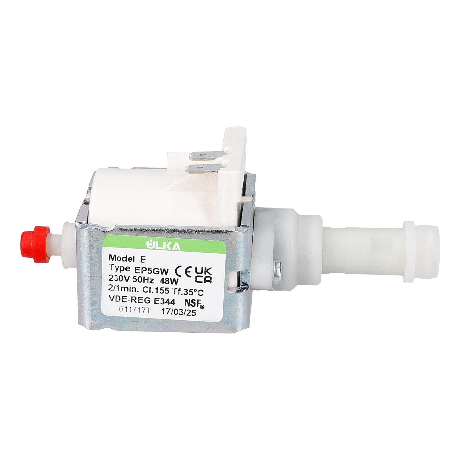 easyPART Elektropumpe wie ULKA 10021406 ULKA 10021406 Pumpe EP5GW 48W, Kaffeemaschine