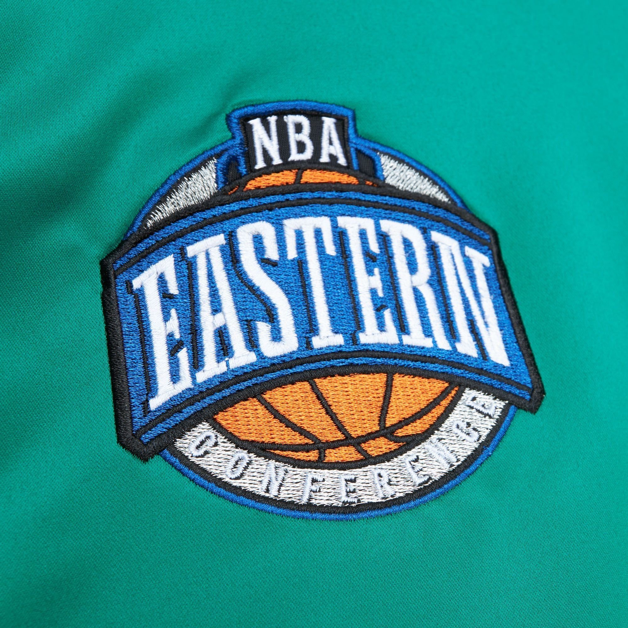 Mitchell & Celtics Ness NBA Boston Satin Heavyweight Collegejacke