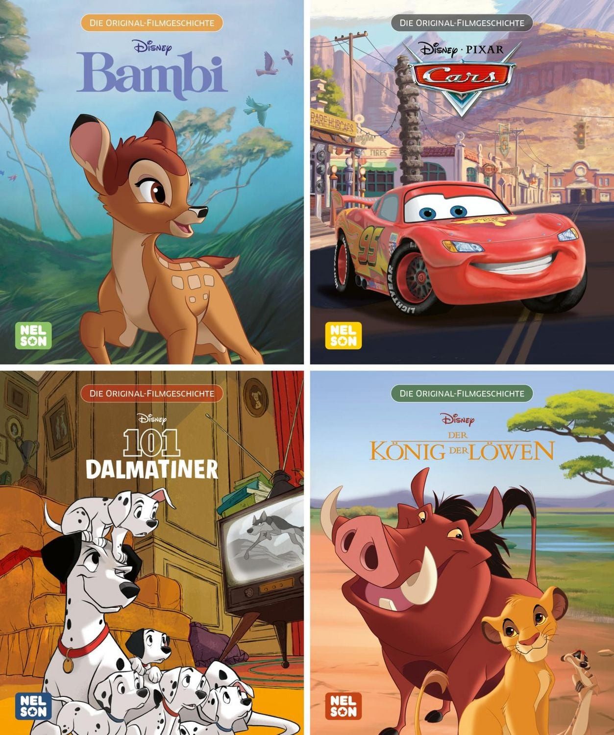 Nelson Mini-Bücher: 4er Disney Filmklassiker 17-20 / diverse