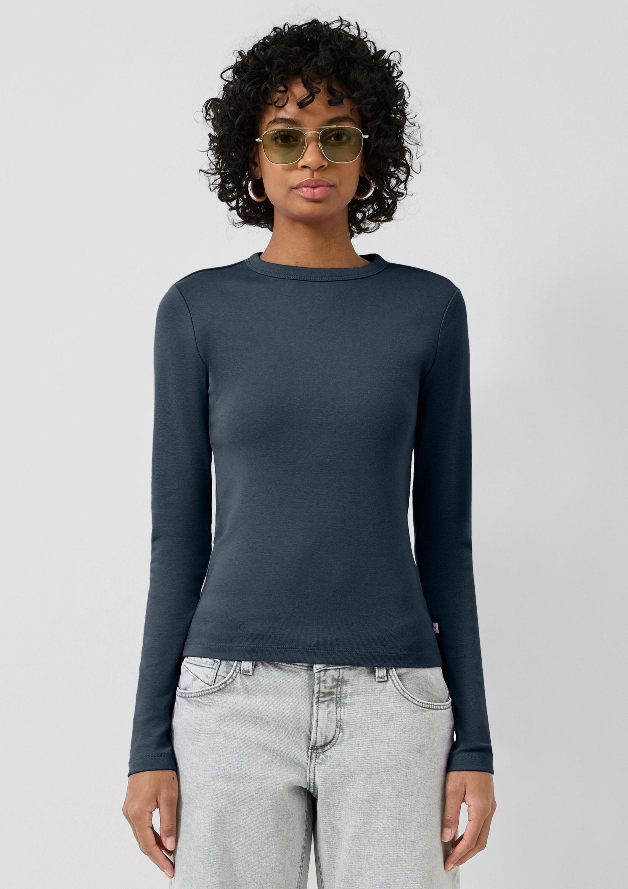 QS Langarmshirt T-Shirt Weiches Longsleeve günstig online kaufen