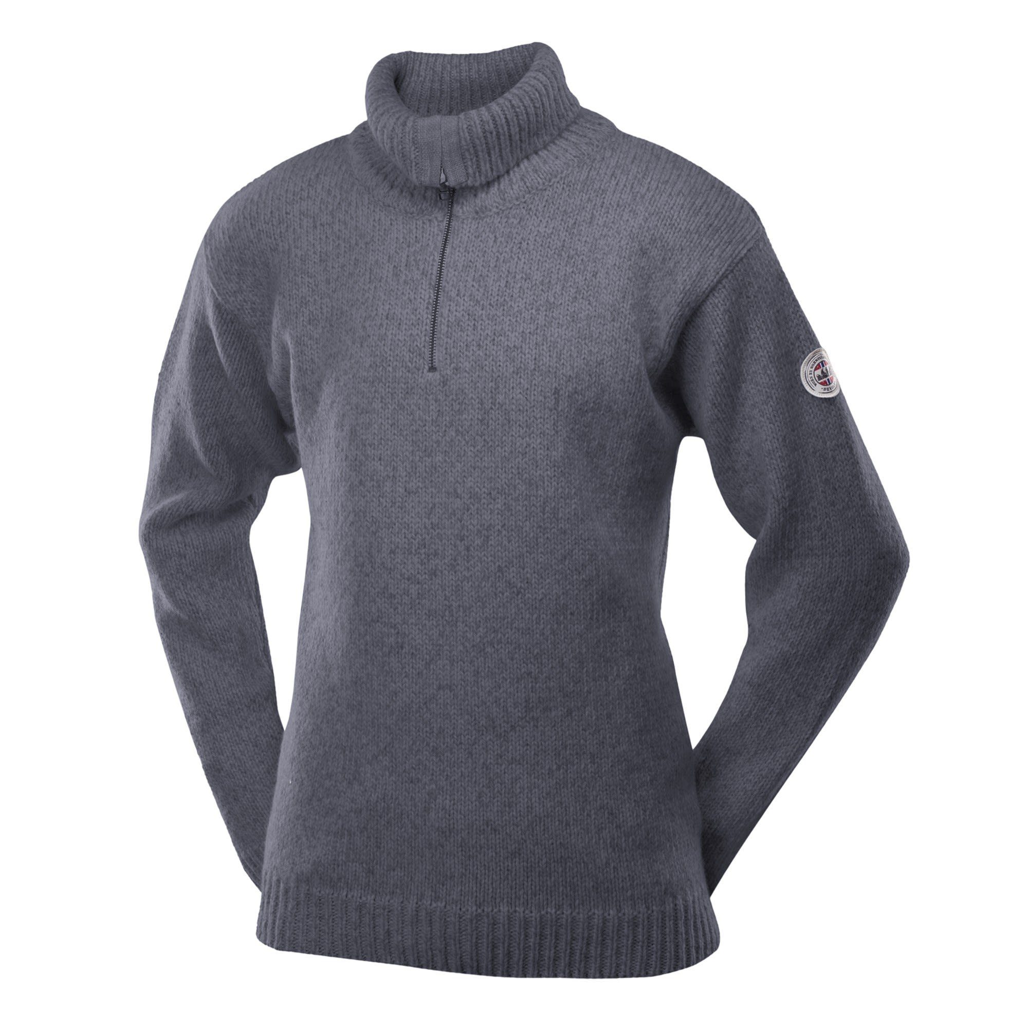 Zip Melange Wool Ombre Fleecepullover Devold Nansen Sweater Neck Devold