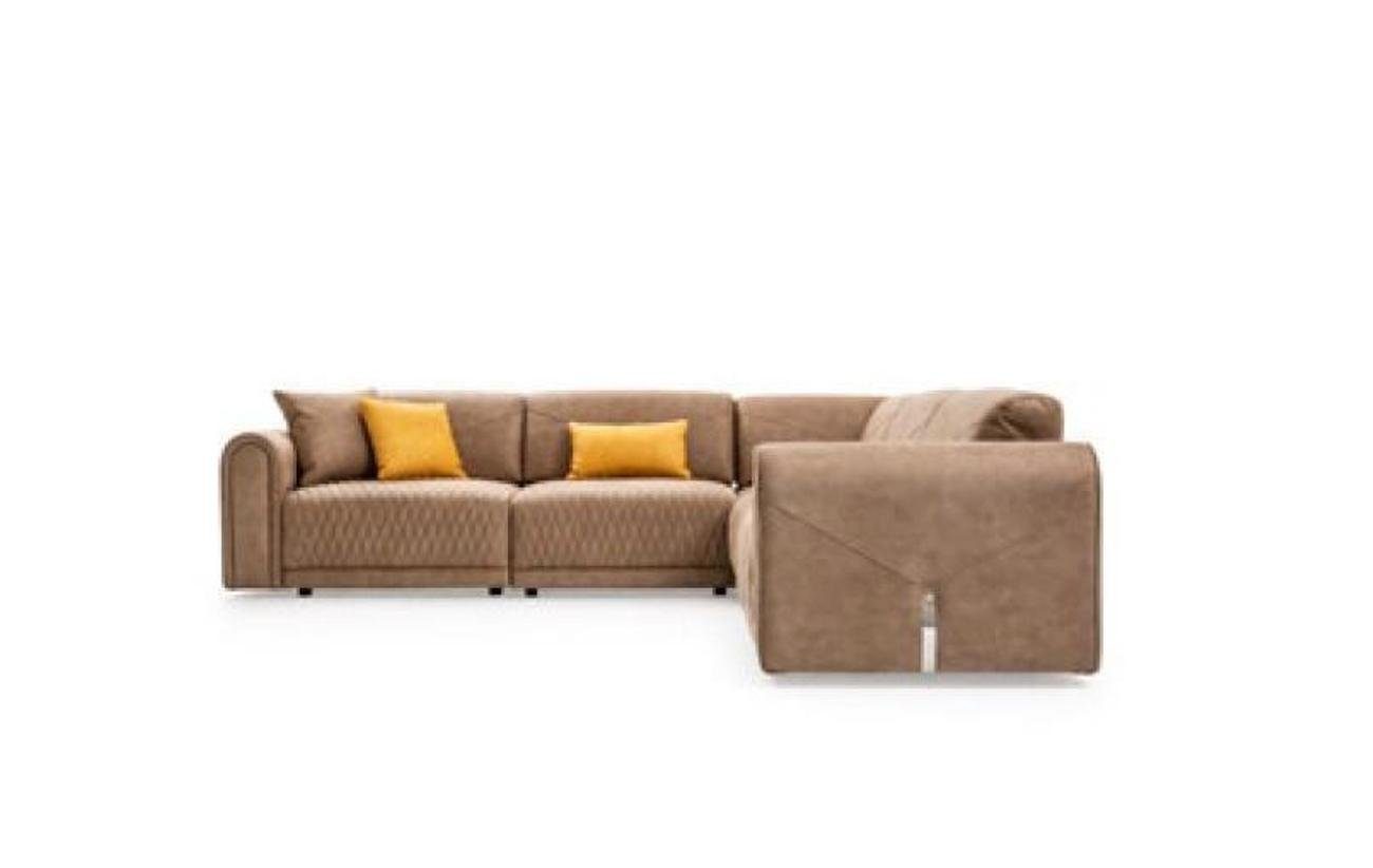 Eckgarnitur Möbel Sofa Ecksofa Polster Sofas Couchen JVmoebel Couch Textil Ecksofa