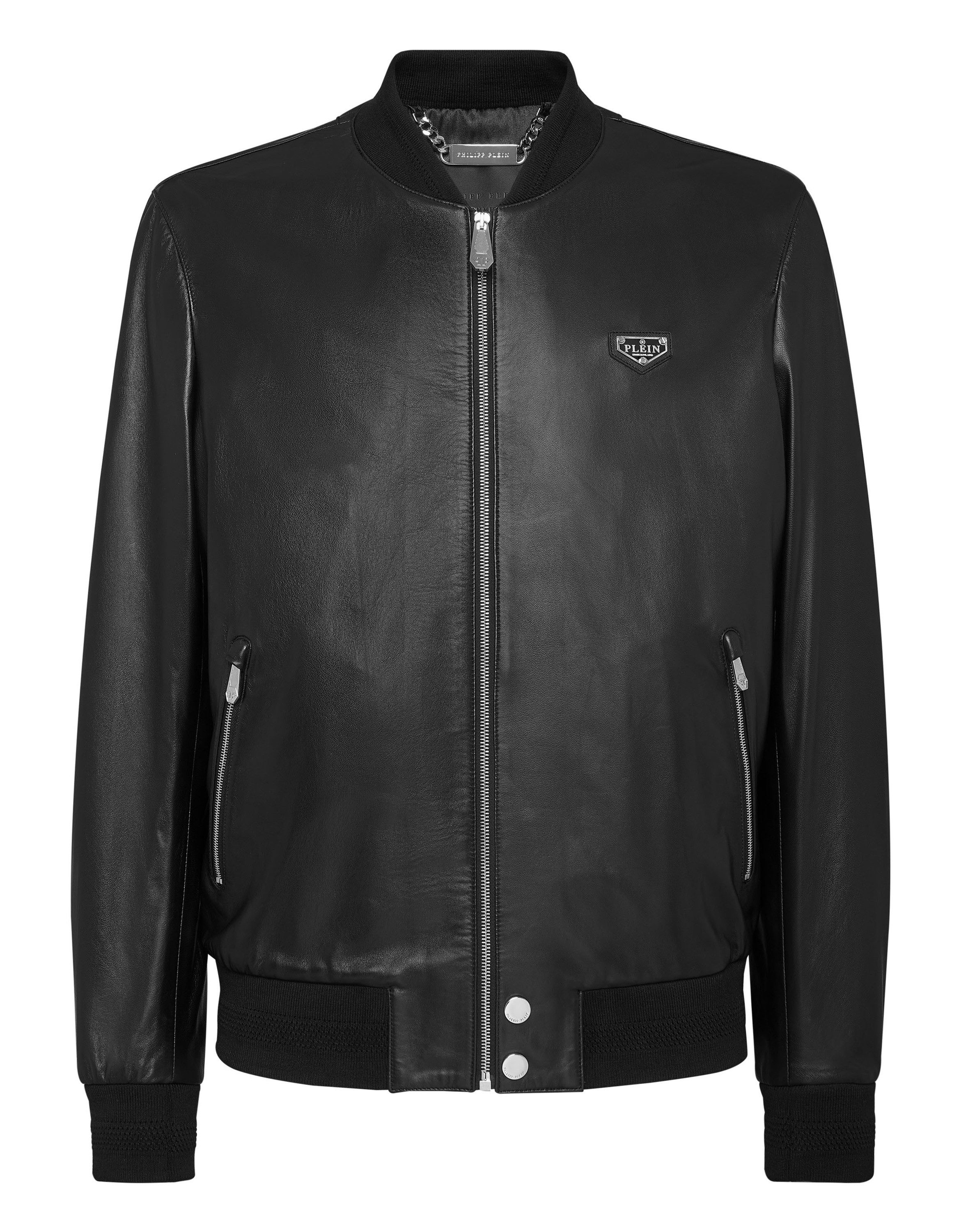 PHILIPP PLEIN Lederjacke Iconic Plein