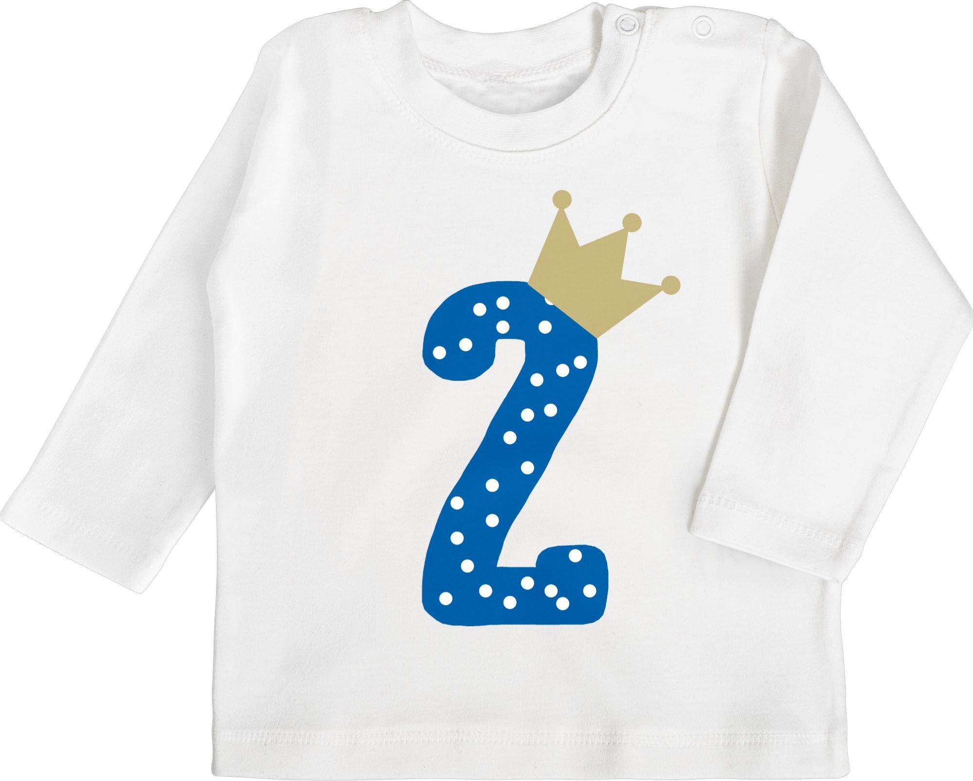 Shirtracer T-Shirt »2. Geburtstag Krone Junge - 2. Geburtstag - Baby T-Shirt  langarm« online kaufen | OTTO
