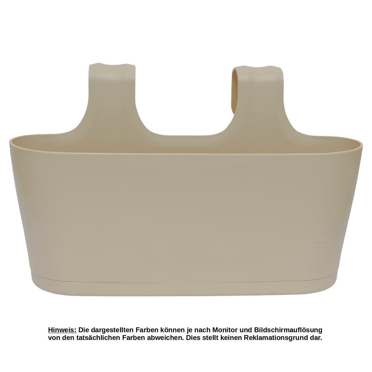 Engelland Blumenkasten Blumentopf zum Hängen (Vorteils-Set, 2 St., Fassungsvermögen je Topf 5,5 Liter), UV-Beständig, Frostbeständig, Wasserauffangschalen – Bild 2 von 5