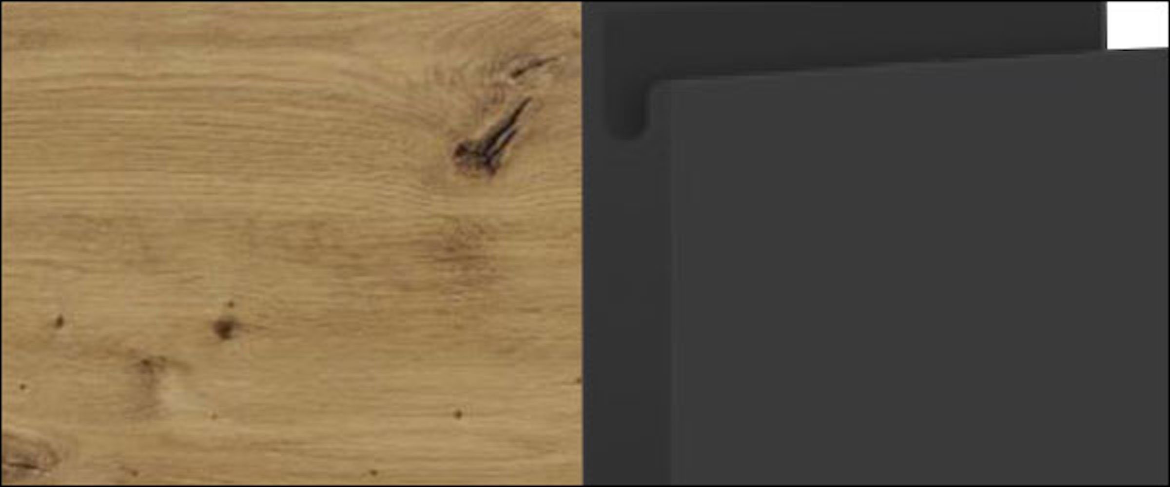 Acryl Schublade Avellino Feldmann-Wohnen wählbar 60cm Front- & Spülenunterschrank graphit grifflos Korpusfarbe (Teilauszug) 1 matt