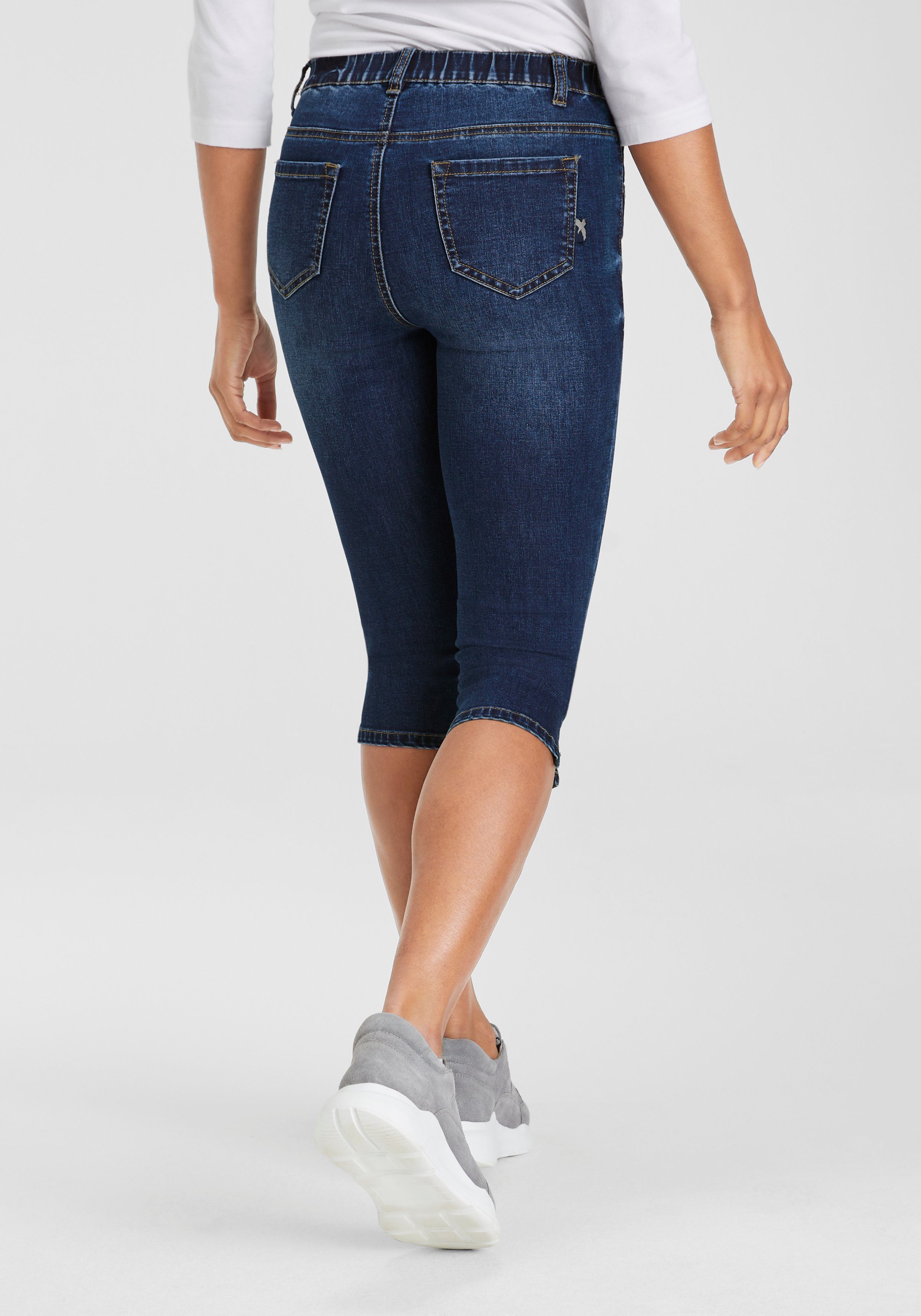 Arizona Caprijeans Ultra-Stretch extra-eng geschnittene Beinform, hoher Bun günstig online kaufen