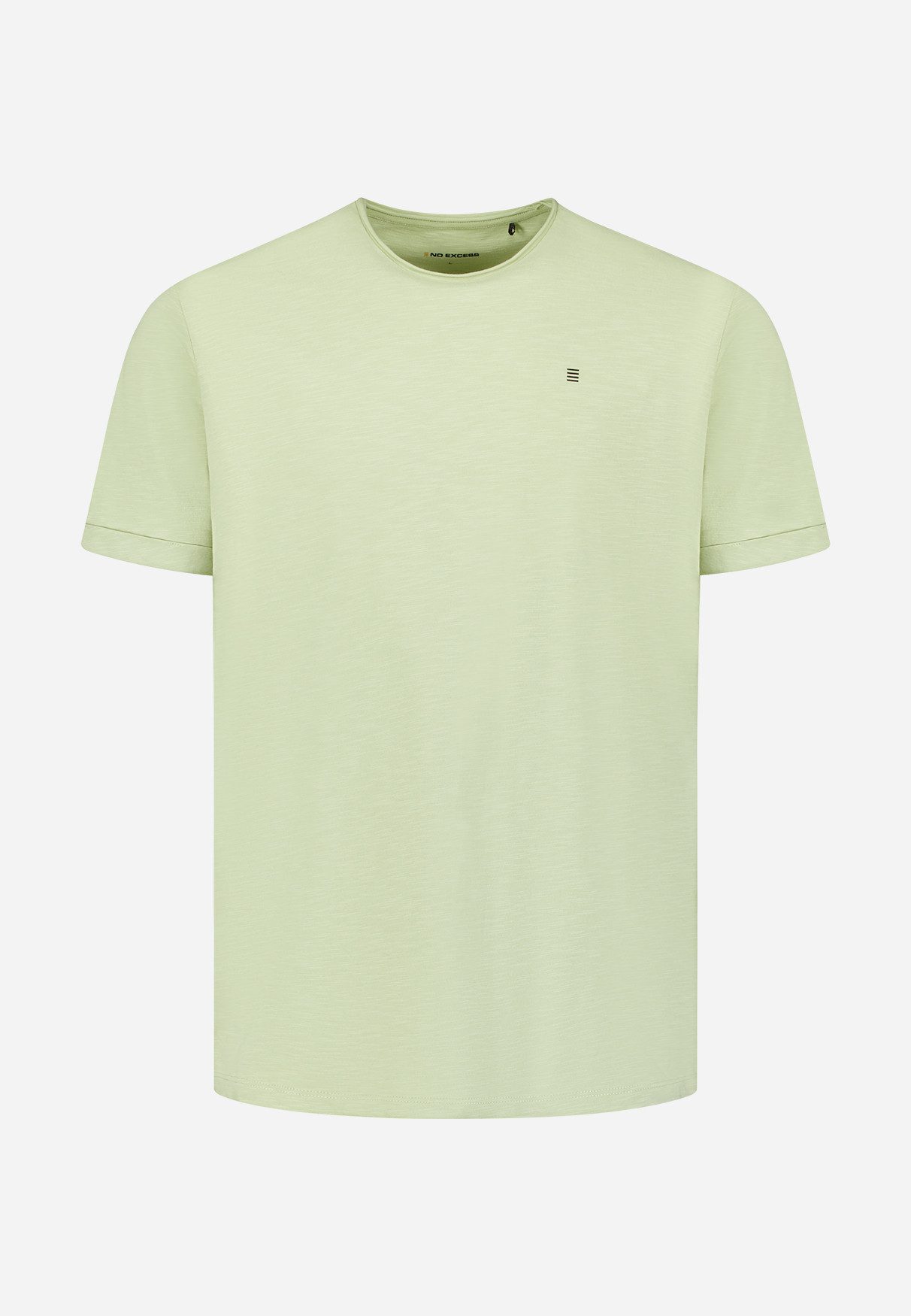 NO EXCESS T-Shirt Crewneck Slub - Kurzarmshirt - Herrenshirt