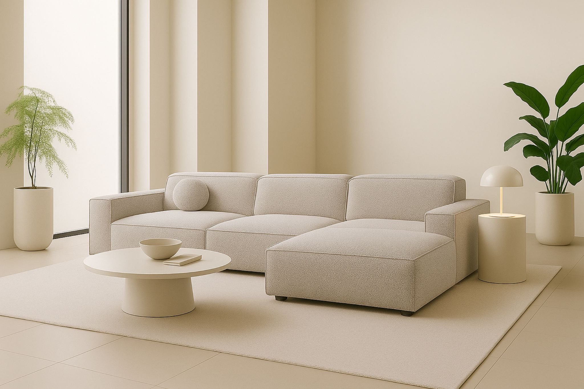 Kaiser Möbel Ecksofa Ecksofa Cursal L-Form – modular, modern, unvergleichlich bequem, Einzelsofa