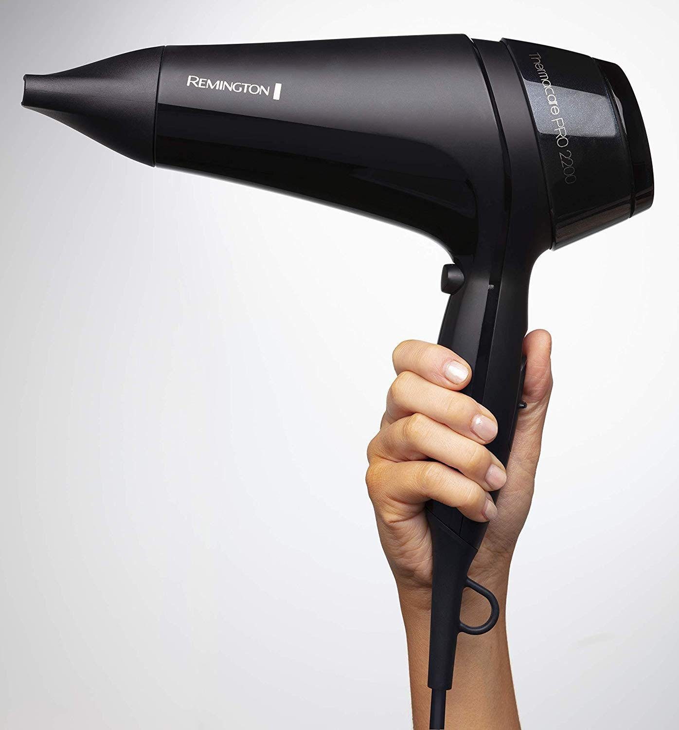Remington Haartrockner D5710 THERMAcare PRO 2200, 2200 W, Haarschonend durch weniger Hitze