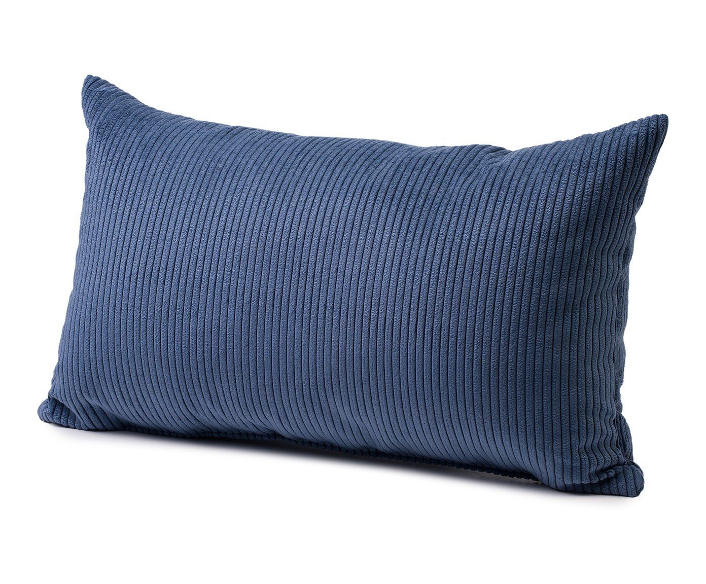 Kopfkissen Kissen, Gözze, Füllung: GÖZZE Kissen CAPRI blau (BL 30x50 cm) BL 30x50 cm blau Dekokissen