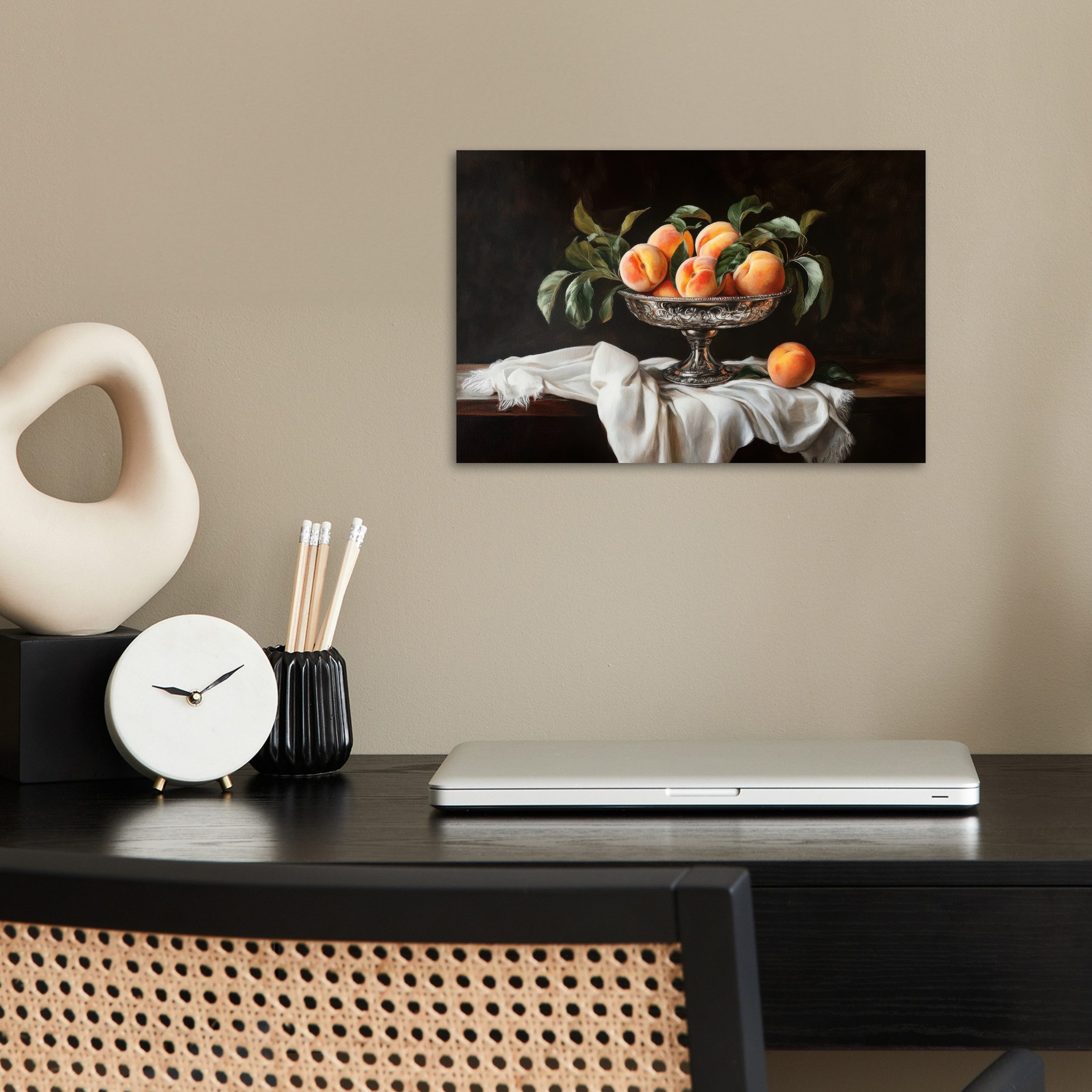 MuchoWow Poster Stillleben - Pfirsiche - günstig online kaufen