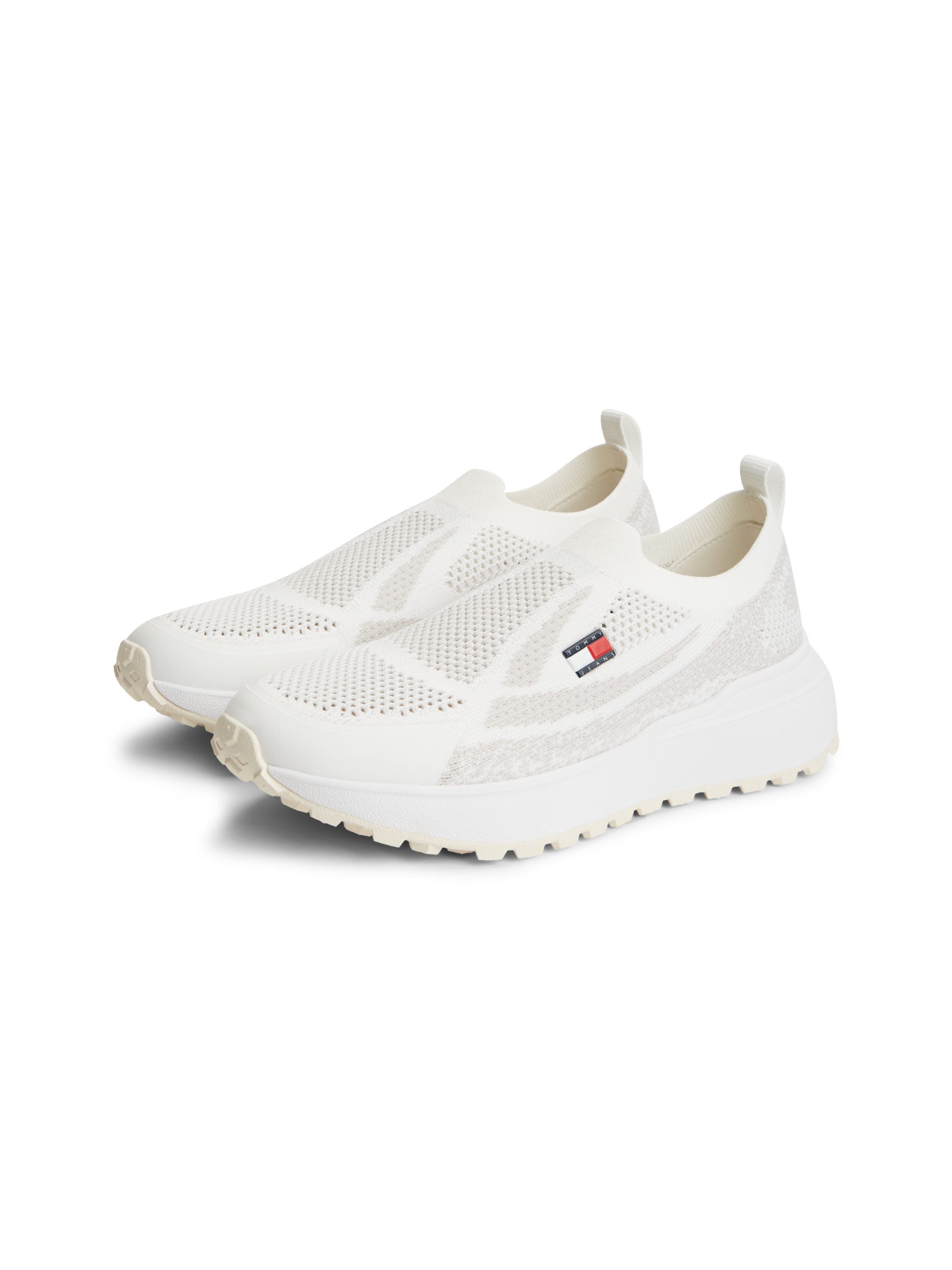 Tommy Jeans TJ KNIT RUNNER Slip-On Sneaker Slipper, Halbschuh, Freizeitschuh, zum Schlupfen