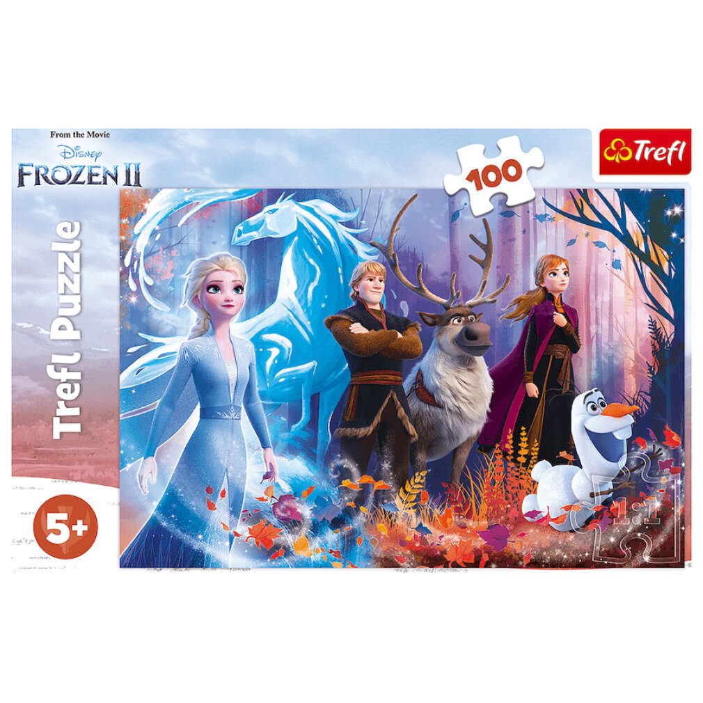 Trefl Puzzle Puzzle Ice Kingdom 2: Frostige Magie 100 Teile, Puzzleteile günstig online kaufen