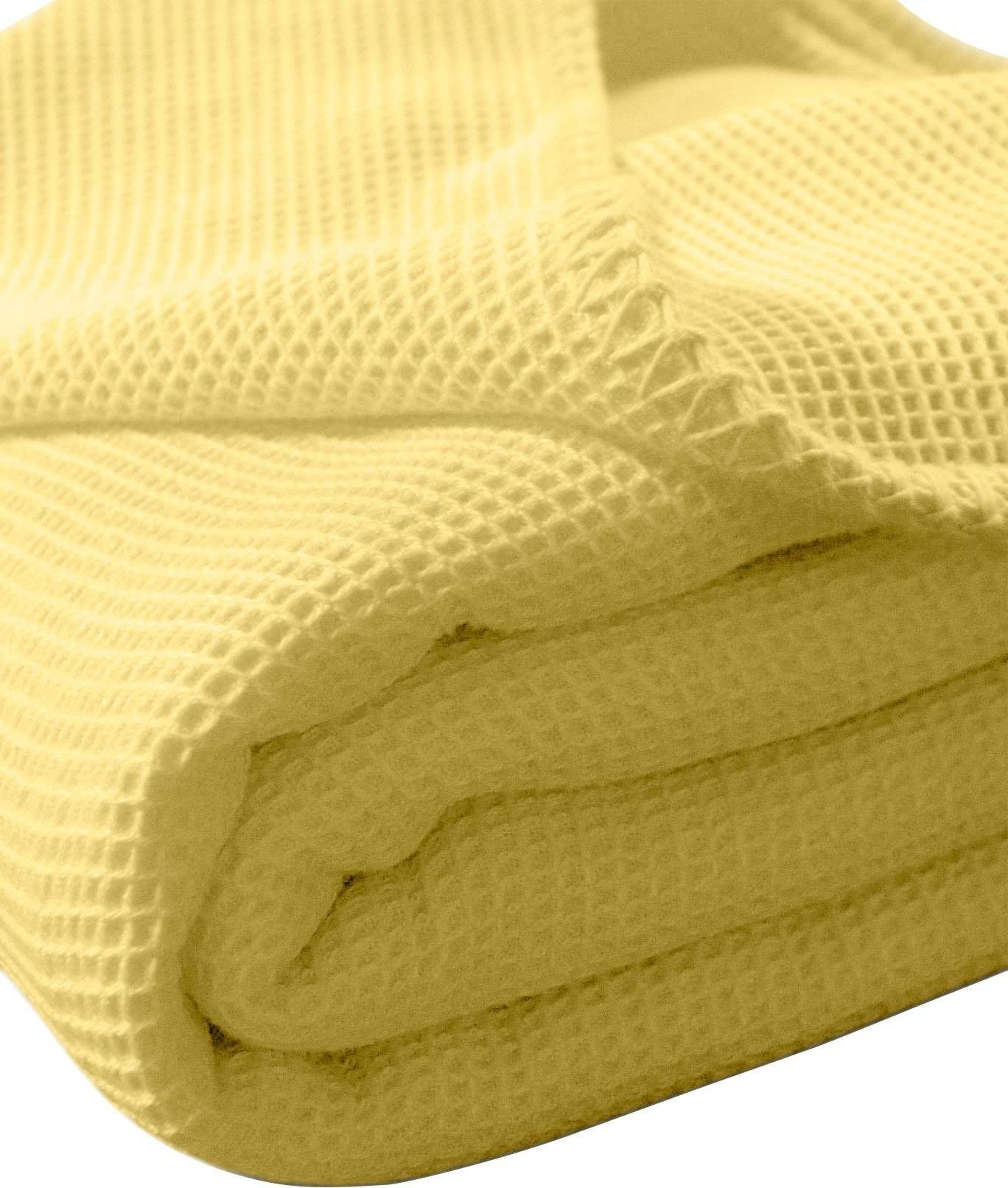 100 sonne zertifiziert Diva, Tagesdecke by aus Kneer, OEKO-TEX® La Waffelpiqué, Tagesdecke STANDARD