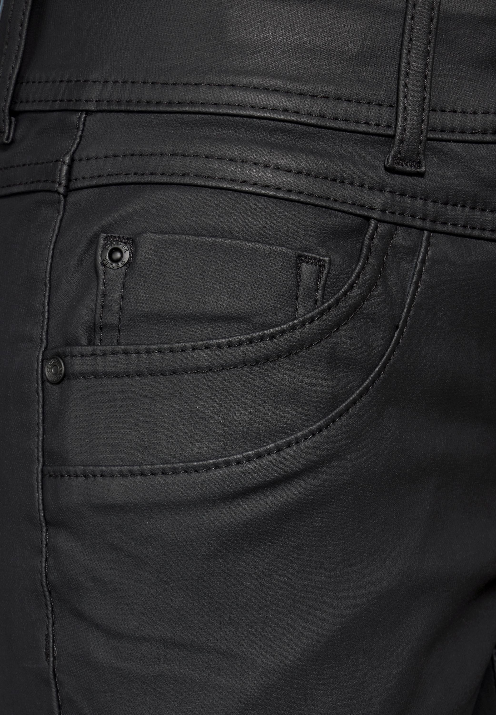 CECIL Lederimitathose – Beschichtete Kunstlederhose im günstig online kaufen