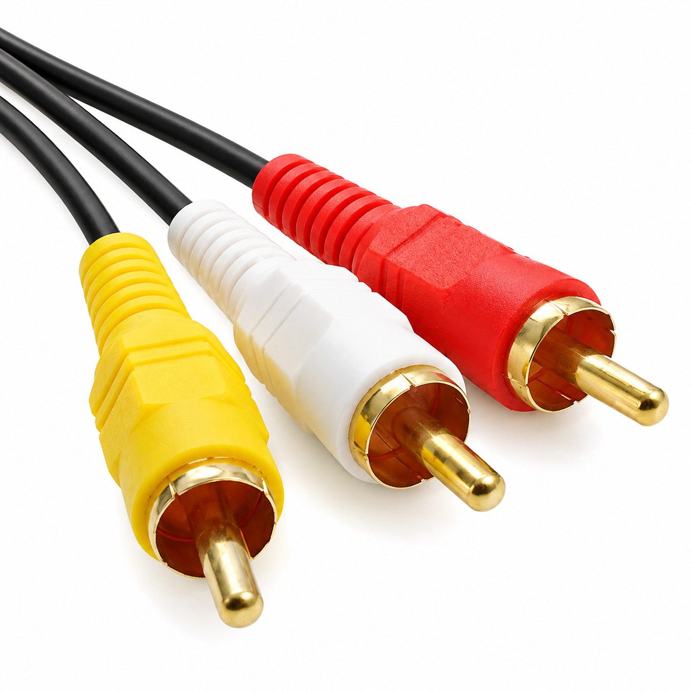 Bolwins P38 150cm Cinch Audio Video AV Kabel Composite Video TV Camcorder DVD Audio- & Video-Kabel, 3RCA Stecker, 3RCA Stecker (150 cm), Plug & Play, für Camcor – Bild 4 von 5