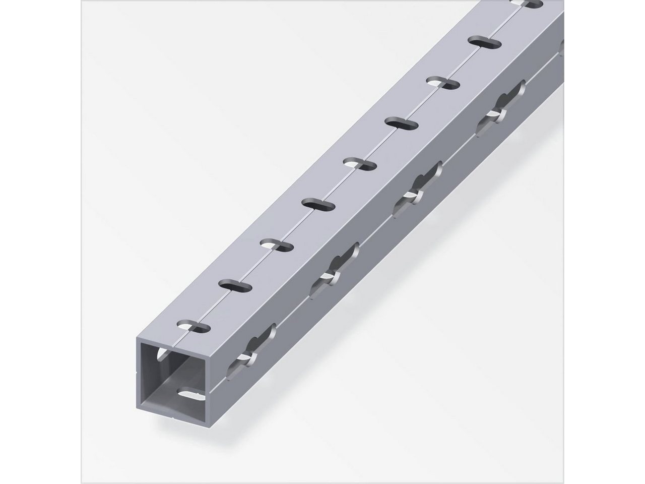 Thumbnail - alfer Vierkantstange alfer Quadratrohr 1 m, 23.5 x 1.5 mm Aluminium roh Aluminium