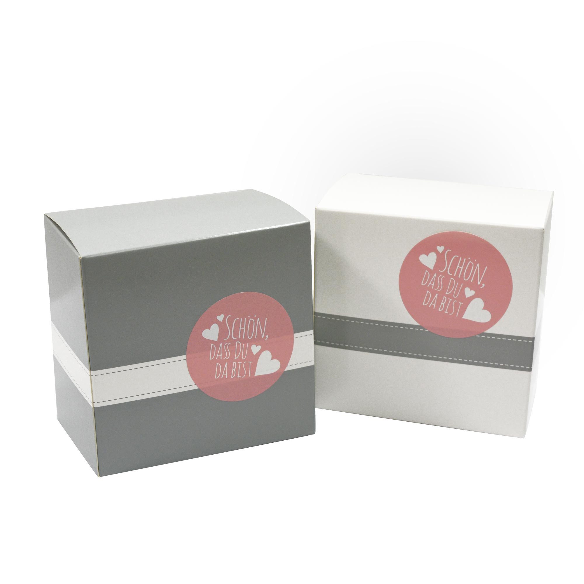 Frau WUNDERVoll Papierdekoration 24 Verpackungen Gastgeschenk Hochzeit, Schön, dass Du da bist