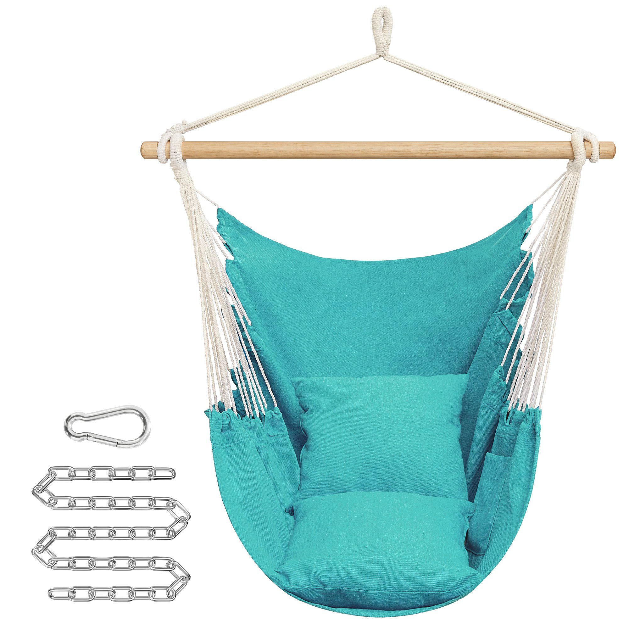 SONGMICS Hängesessel, Hängestuhl mit 2 Kissen, günstig online kaufen