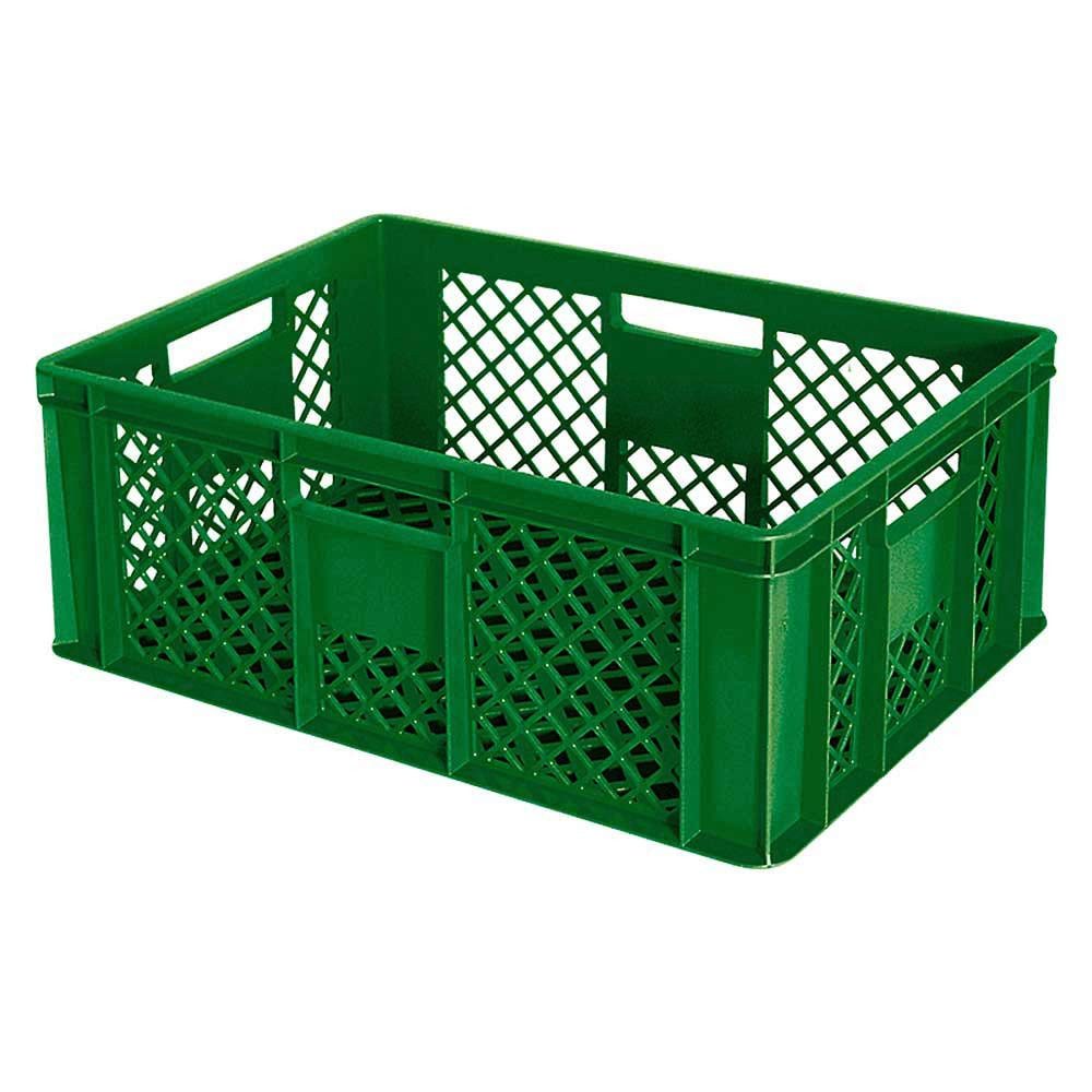 BRB-Lagertechnik Stapelbox 54x Eurobehälter/Bäckerkiste durchbrochen, LxBxH 600x400x240 mm, Stoßfest, robust und formstabil
