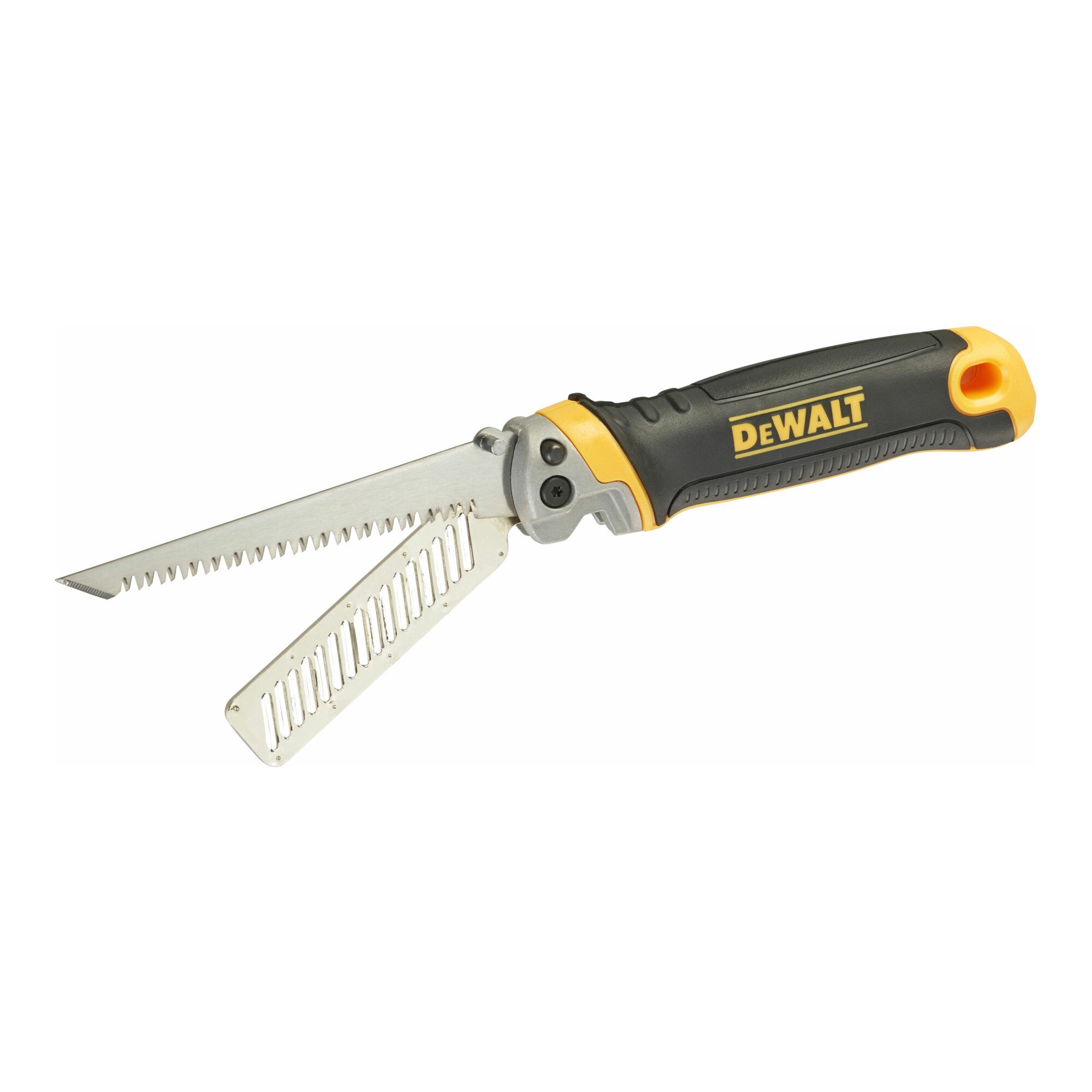 DeWalt Stichsäge DEWALT 2-in-1 Stichsäge mit eingebauter Raspel aus rostfreiem Stahl DW