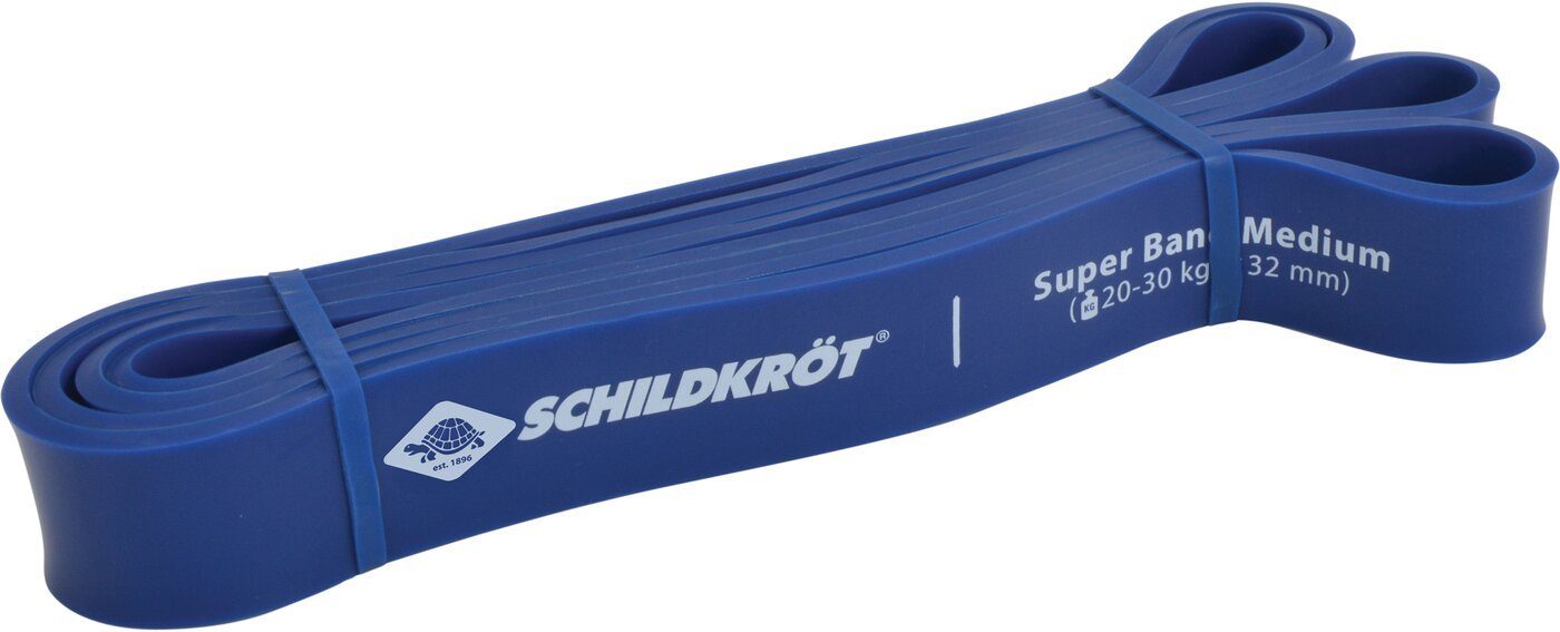 1 BAND Wide Schildkröt-Fitness Medium FARBE 32mm SUPER blue, KEINE Physiobänder