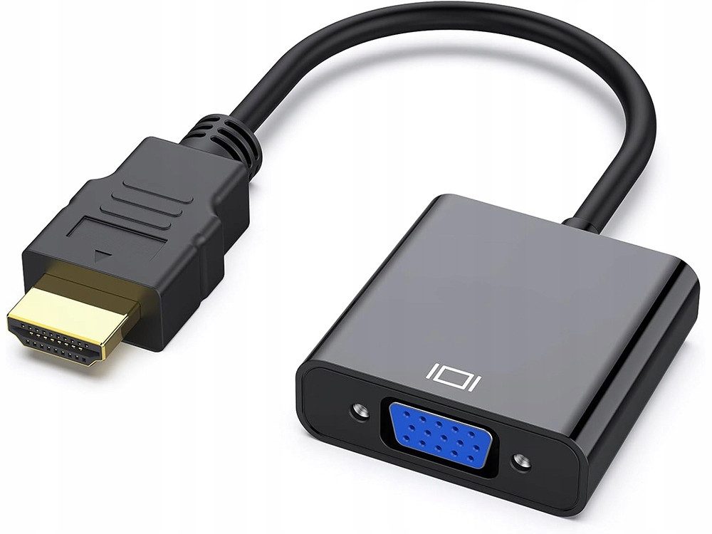 emeco VGA auf HDMI Adapter Audio-Untersützung 1080P Auflösung VGA zu HDMI PC HDMI-Adapter VGA