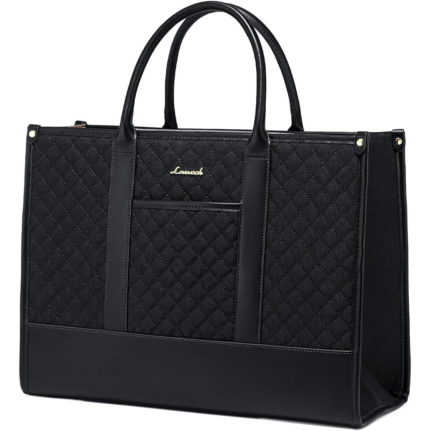 Laptoptasche Laptoptasche Damen 14 Zoll wasserdicht 14 Zoll Schwarz-nur Handtasche