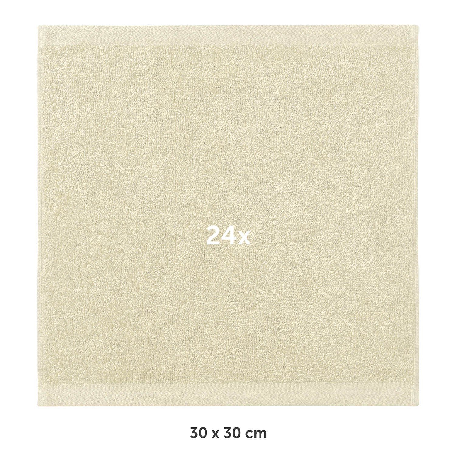 Blumtal Gästehandtücher 30x30cm - weich und saugstark, Frottee (24-St), 12e günstig online kaufen
