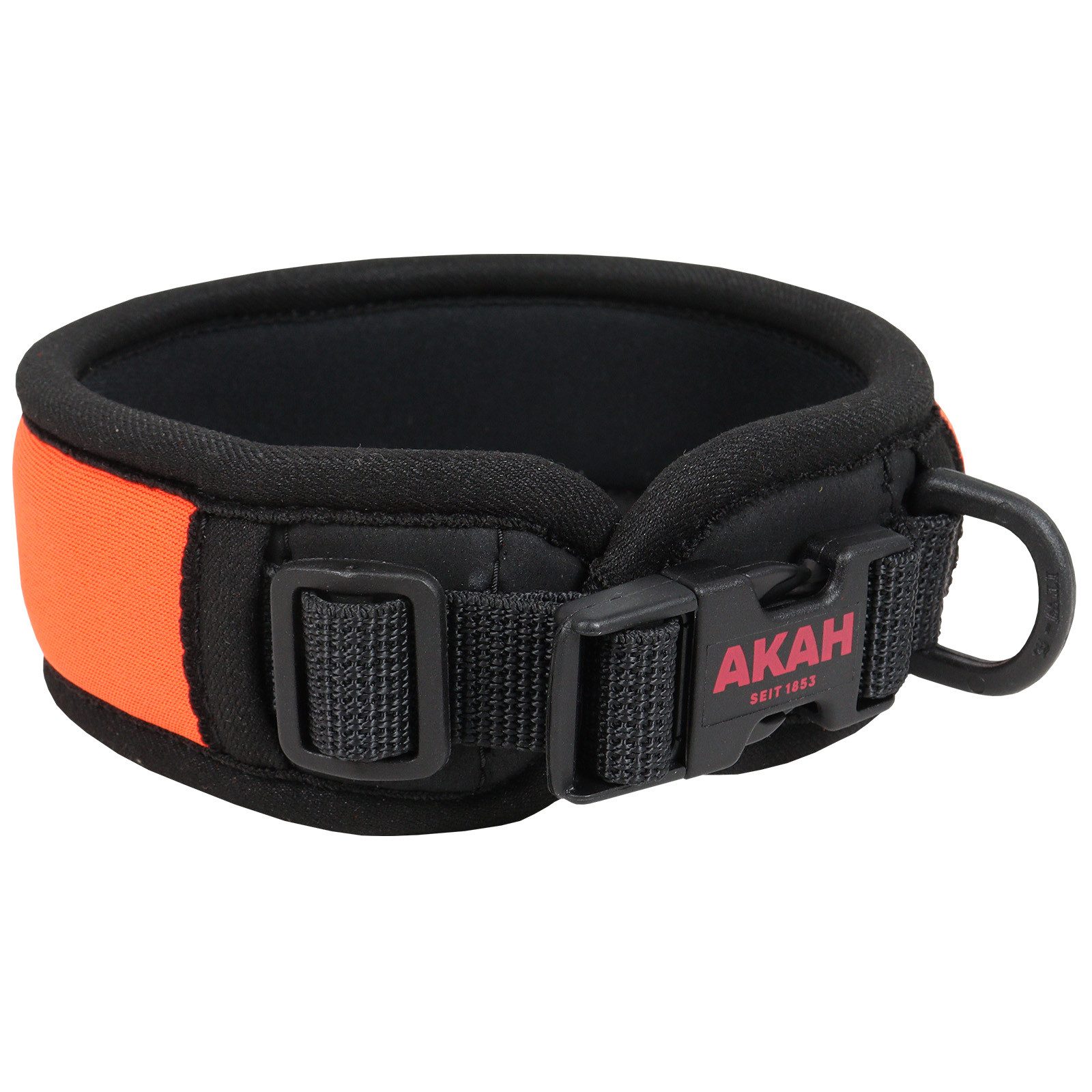 AKAH Hunde-Halsband AKAH Neopren Halsung Comfort Standard orange
