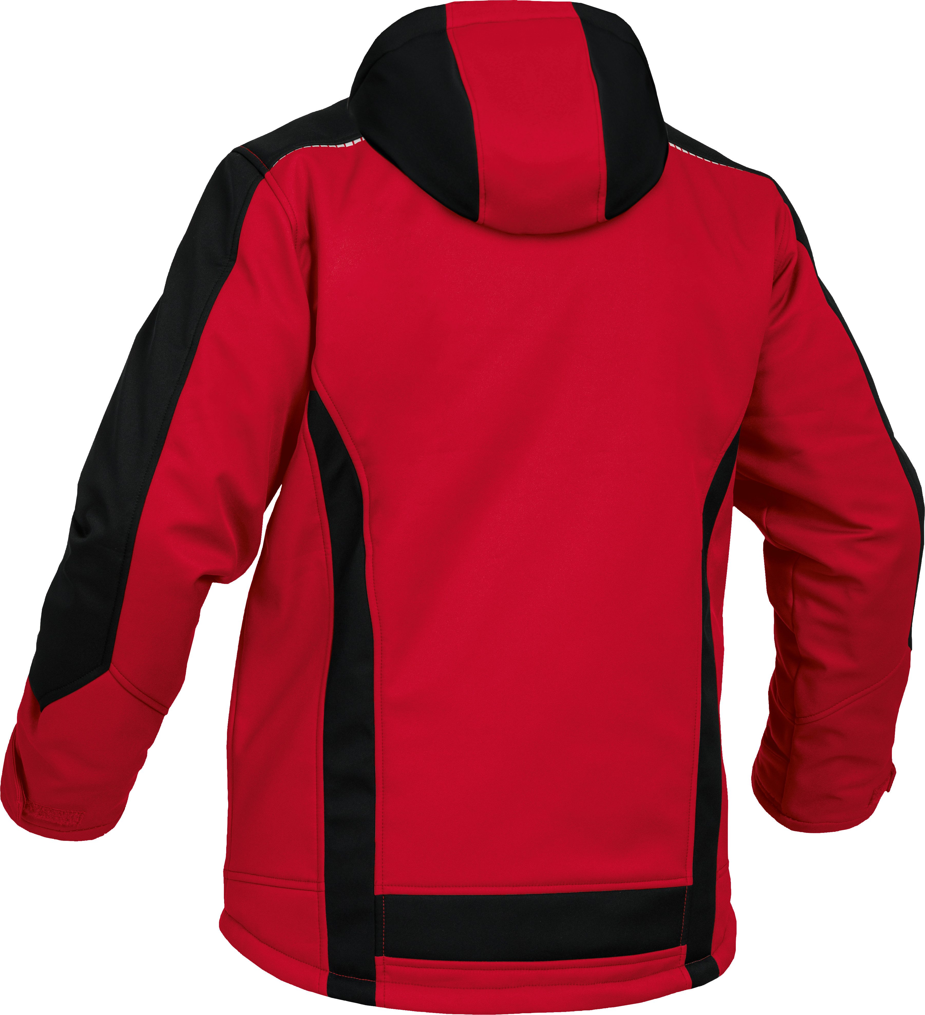 Leibwächter Winterjacke Flex-Line Herren Winter Softshelljacke mit Rückenisolierung (Winterjacke mit Reflektoren, Softshelljacke mit abnehmbarer Kapuze) atmungsaktiv 3000 g/m²/24 h, wasserdicht 8000 mm