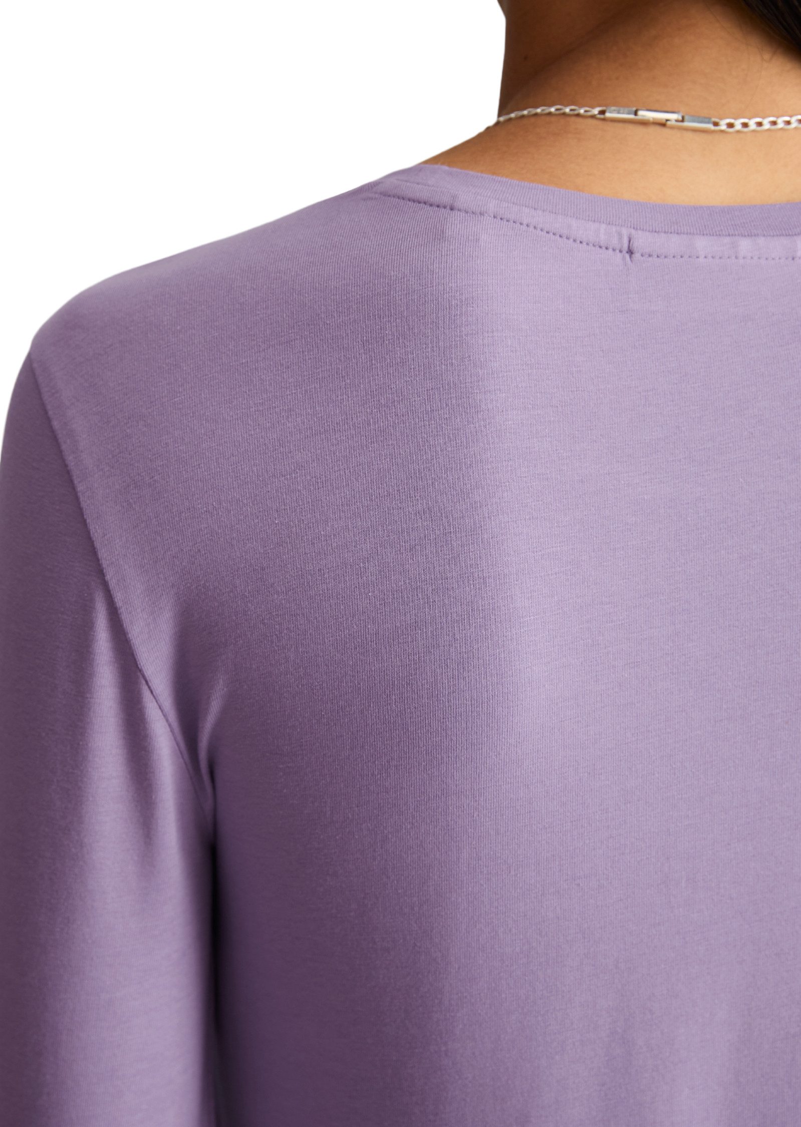 Marc O'Polo DENIM Langarmshirt aus softem Bio-Baumwoll-Mix – Bild 4 von 5