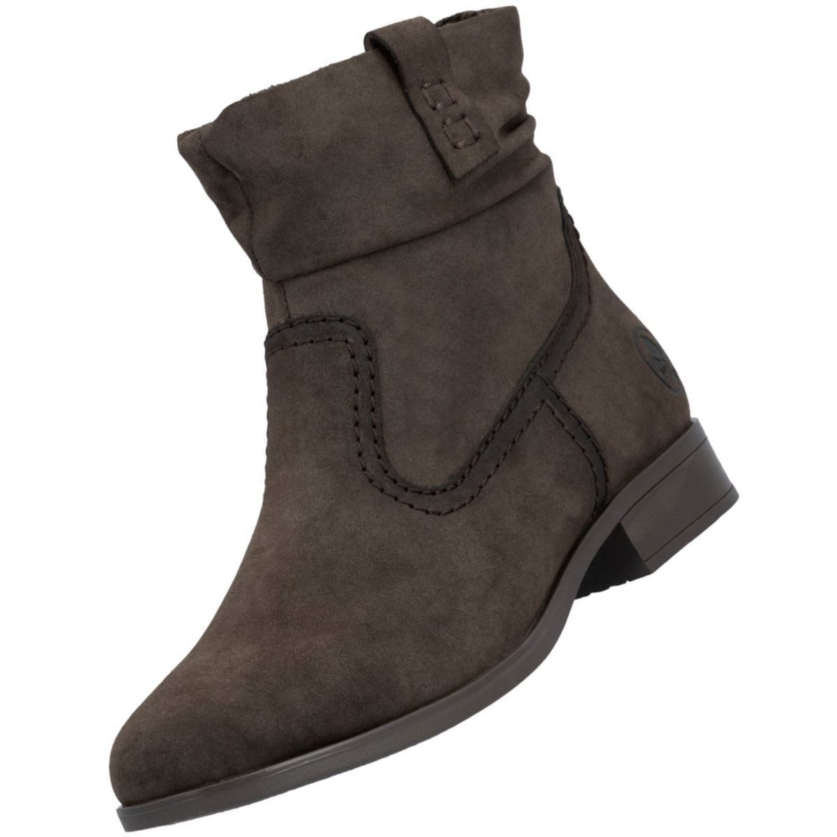 Rieker 77042-25 Stiefelette Kurz-Stiefel mit lässig gerafftem Schaft
