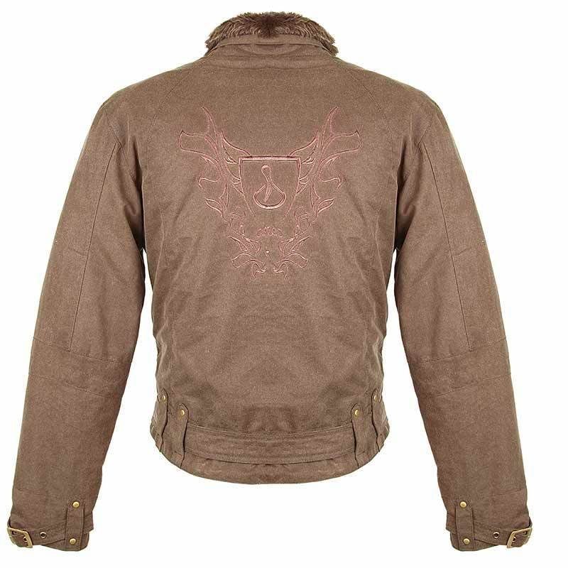 Bores Motorradjacke KEA Damen Wachsjacke herausnehmbares Innenfutter,wasserdicht