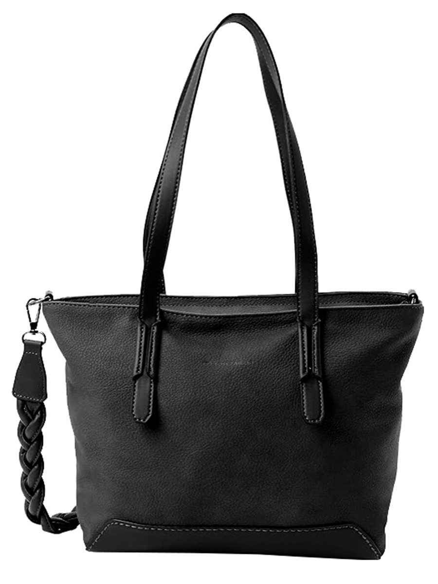 Shopper TOM TAILOR WENDY Zip-Shopper Bag Damen Shopper -black