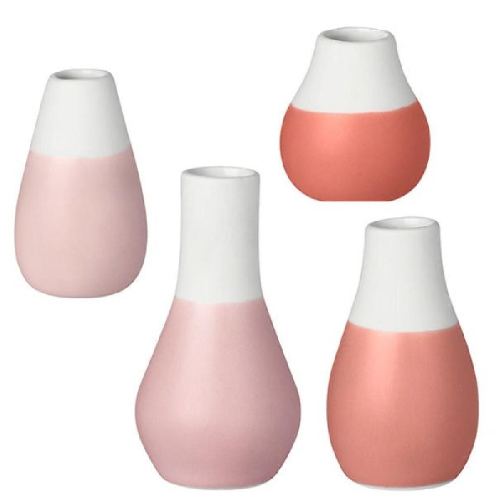 Räder Dekovase Design Minivasen Zuhause Vasen Rot (4-teilig) günstig online kaufen