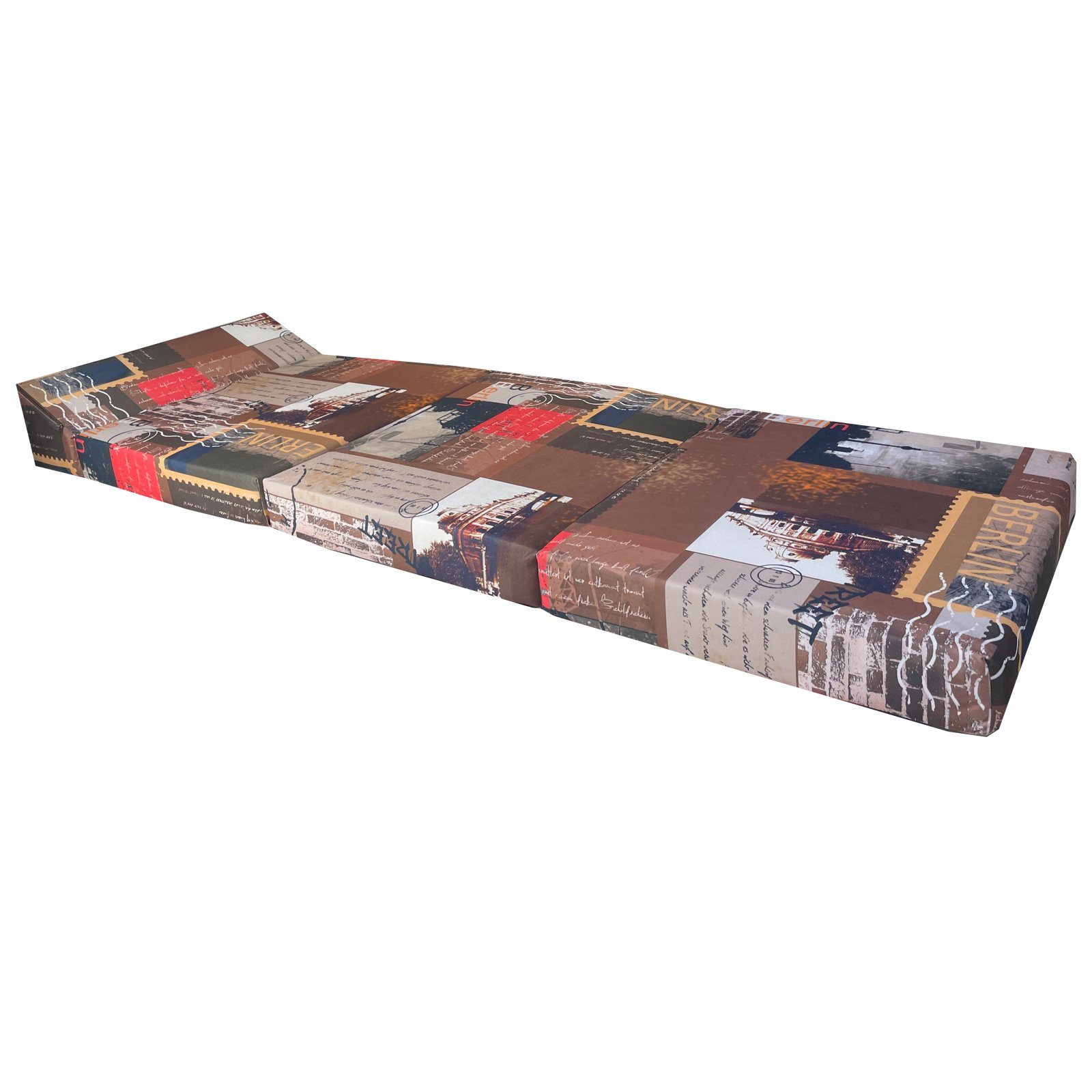 Klappmatratze Klappmatratze Gästematratze mit Kopfteil Größe 200x70x10cm, F günstig online kaufen