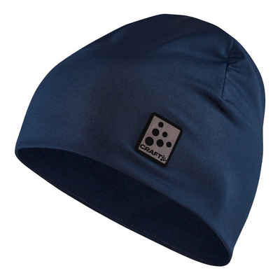 Craft Fleecemütze ADV Microfleece Hat mit Markenlogo-Patch