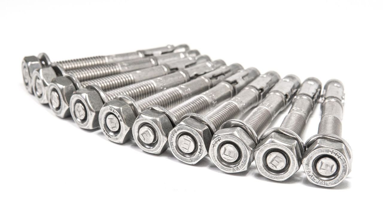 myMAW Universaldübel 10 x Schwerlastdübel M10 Edelstahl A4 VA Bolzenanker Schwerlasta…
