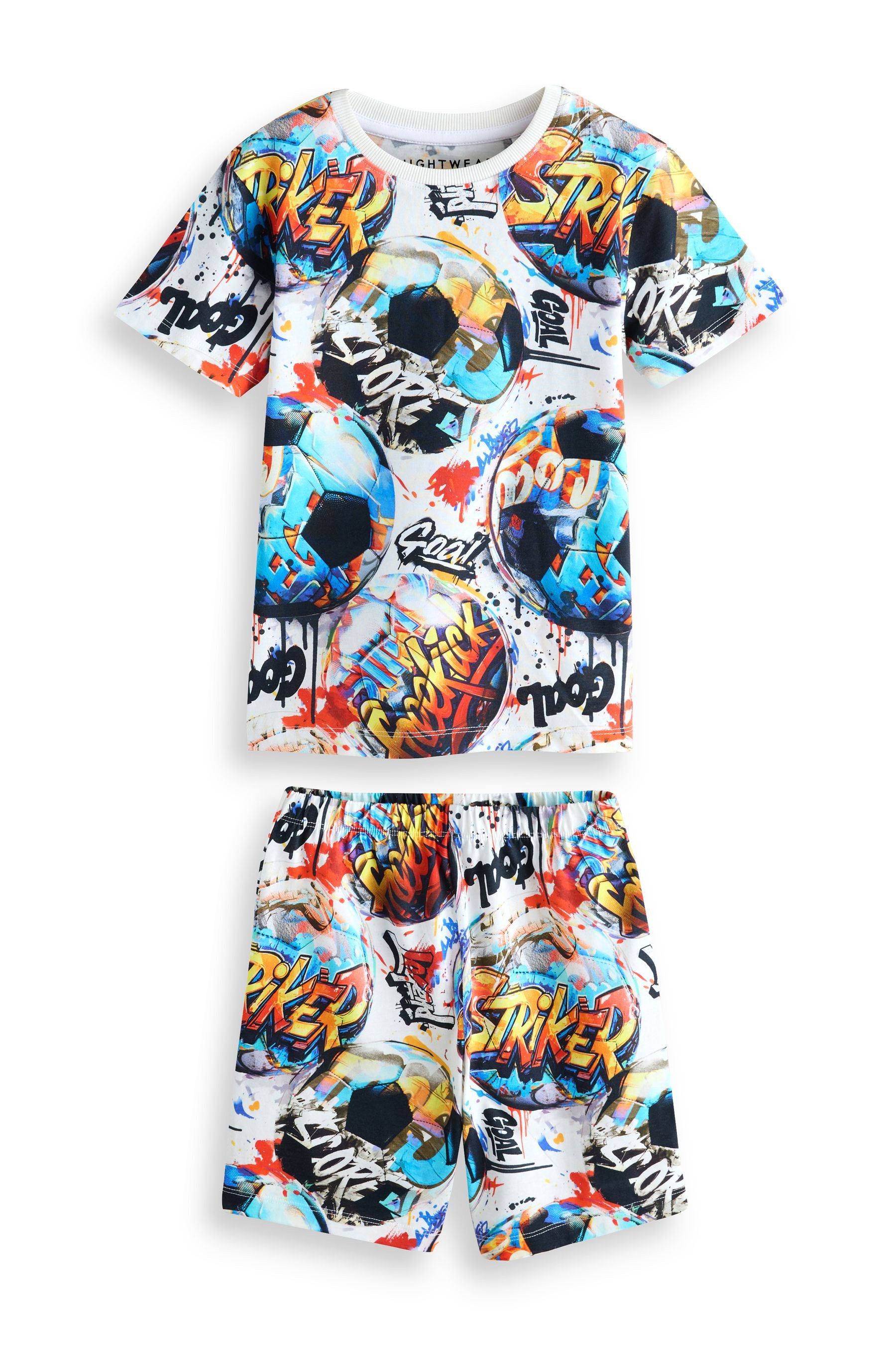 Next Pyjama 2er-Pack kurze Schlafanzüge aus 100 % Baumwolle (4 tlg) – Bild 3 von 5